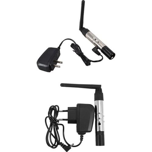 Dmx512 2.4G Ism Wireless 3Pcs Transmitter Receiver Kit For Party Dj Show Club Disco Ktv Stage Light