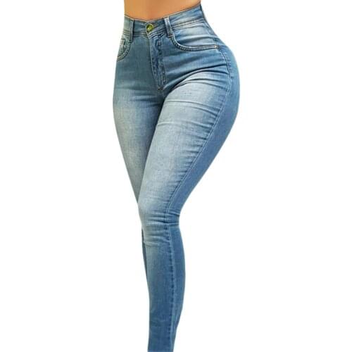 Stretchy Skinny Jeans for Women High Wasit Denim Pencil Ladies Pants Female Legging Trousers Women Denim