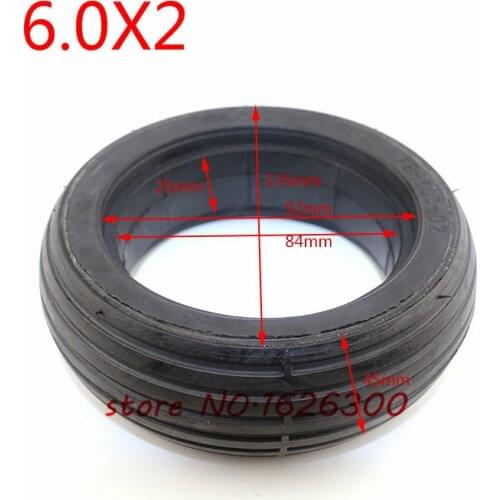 Faster 6X2 solid Tire Wheel 160mm Pneumatic Tyre Scooter F0Electric Balanced Car Electric Scooter Baby Carrier Spare Parts
