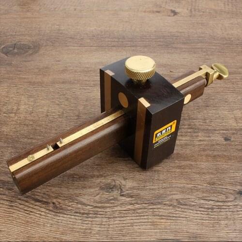 Ebony multi-function screw scriber Woodworking scribing device Line scribing woodworking tools