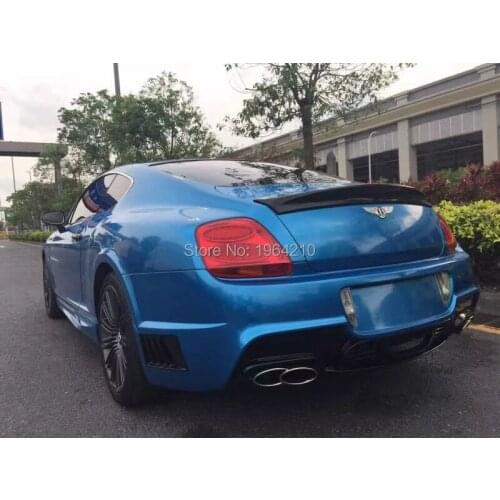 Carbon Fiber Modified Rear Roof Spoiler Tail Trunk Boot Wing For Bentley Con tinental Coupe 2 Door 2012 2013 2014 GT