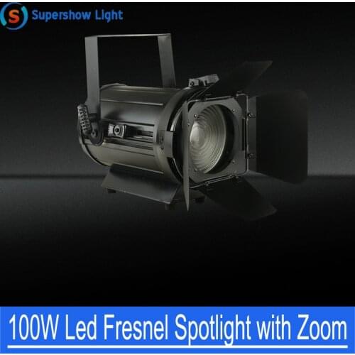 New 100W Zoom Studio Spotlight Led Video Light Photography Light Fresnel Led Ellipsoidal Light For Photo Film Theater Stage Show