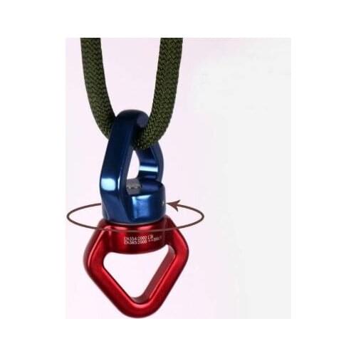 Wholesale 10pc Rock Climbing Equipment Swing Swivels Carabiner Yoga Hammock Rotator Rotational Connector