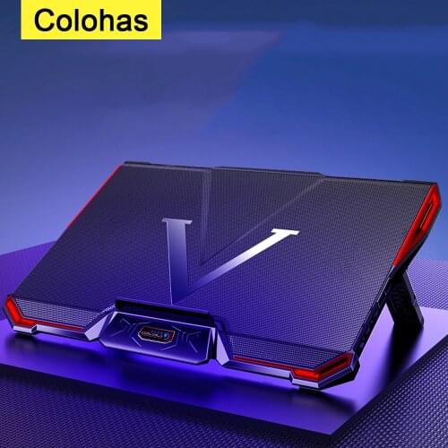 Adjustable Laptop Cooler Laptop Table Stand Cooling Pad With Five Cooling Fans Laptop Holder Cooling Bracket For Macbook Xiaomi