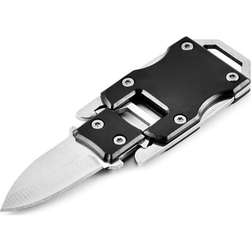Dropship Small Stainless Steel Folding KnifeMini Keychain Knife Outdoor EDC Pocket Knife Folding Knife With Lanyard Mini Knives