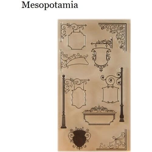 DIY Scrapbooking Albums Stamp Seal Photo Frame Lace Embossing Silicone Transparent Stamp Card Making Decoration Stamps Seal