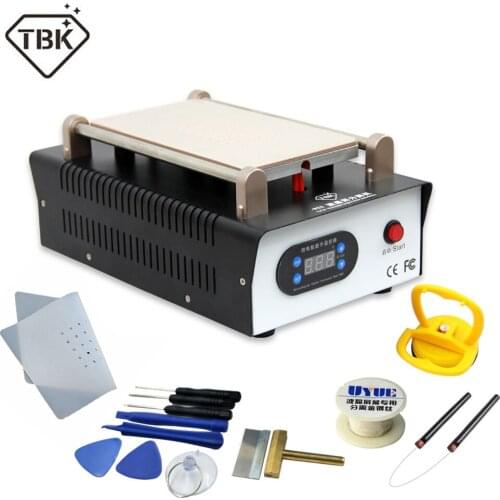 TBK LCD Screen Separator Machine Max 7 inches For IPhone Samsung Refurbish Build-in Vacuum Pump LCD Separation Repair Kit