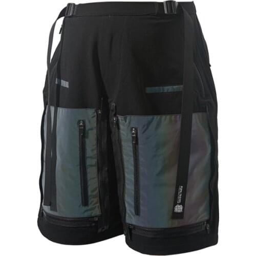 Pupil travel men shorts 1911 detachable reflective pockets techwear streetwear futuristic