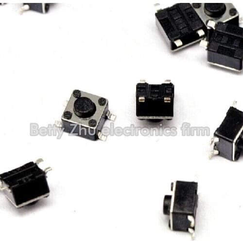 1000PCS/LOT 4.5 * 4.5 * 3.8MM SMD Tact Switch 4-pin button switch