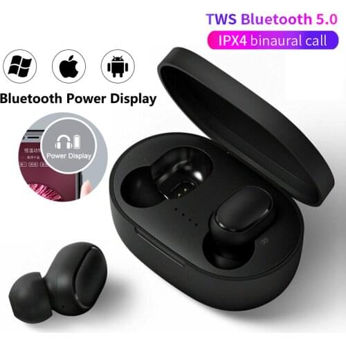 Popular TWS wireless bluetooth earphones for Xiaomi Redmi Noise-canceling earphones and microphone Hands-free LED display Airdot