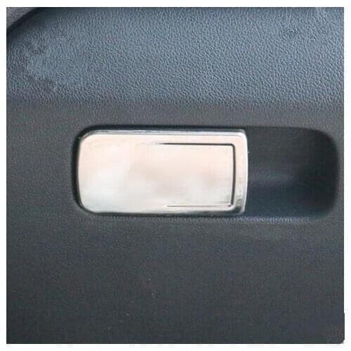 Car-Styling Stainless Steel Glove Box Switch Cover Trim Modified Decorative Sticker Case For Volkswagen vw POLO 2011-2018