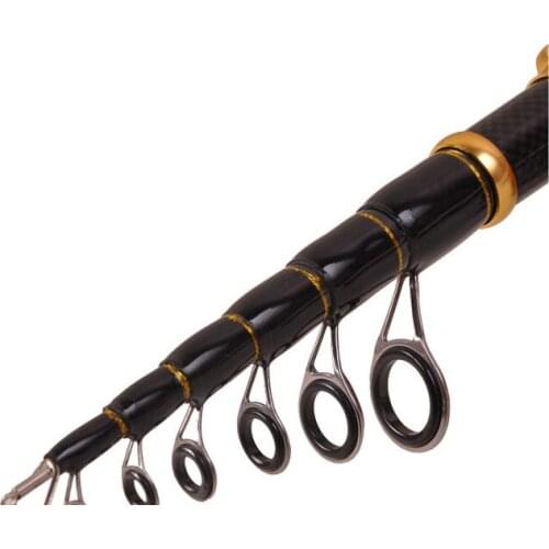2.1m super hard carbon rock fishing rod, super light long throw rod, long telescopic fishing tackle