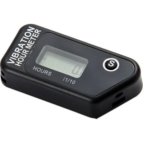Waterproof LCD Wireless Vibration Hour Meter For Chainsaw Pit Bike Dirt Quad Bike Lawn Mower Snowmobile ATV Marine Motorcycle Je