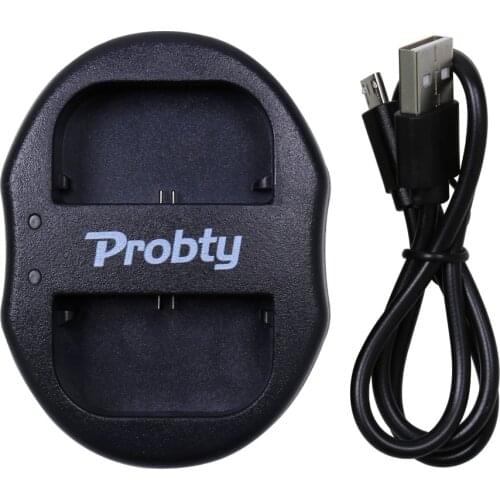 PROBTY LP-E6 LP E6 LPE6 Dual Channel USB Charger For Canon EOS 5D Mark II, 5D Mark III, 6D, 7D, 60D, 60Da,70D charger