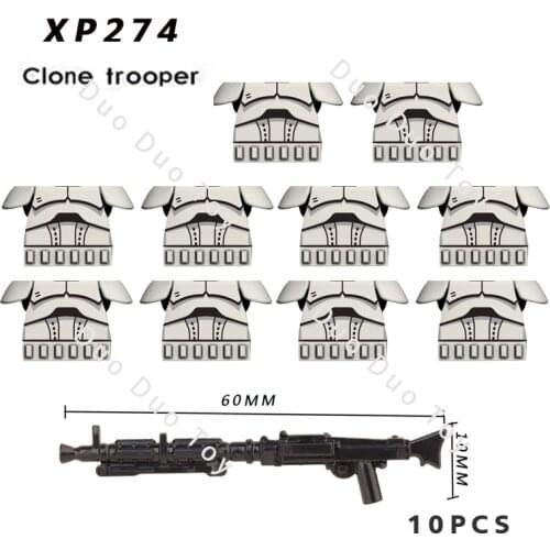 10pcs/lot Clone 501st legions Troopers with Captain Rex Assemble Building Blocks Bricks Action Figure Wars Toys Kids Gifts