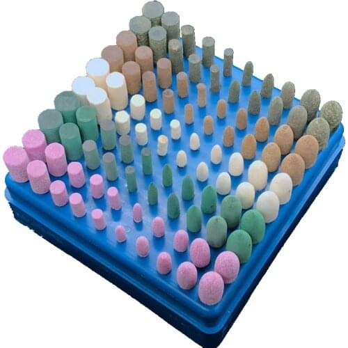 Dremel 100 Pieces Mounted Points Grinding Heads Mini Electric Drill Accessories Polishing Wheel Bobs DIY Supplies Model Number