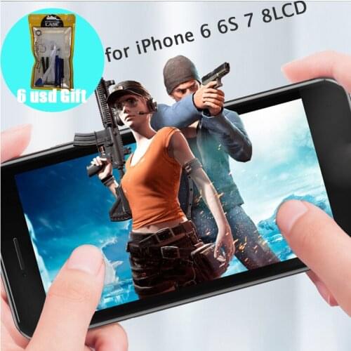 [6 USD GIFT] for iPhone 6 6S 7 8 LCD on Display Screen Replacement with LCDS Digitizer Assembly Black White