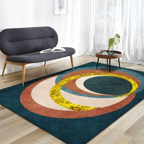 Abstract Geometry Art Carpets For Living Room Bedroom Area Rugs Anti-slip Kitchen Mats High Quality Fashion Hallway decor Carpet
