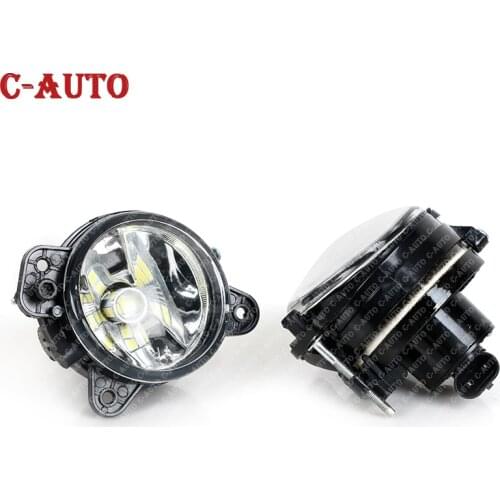 Car LED Front Fog Lights fogLamp For VW T5 Transporter Multivan Caravelle Polo Gol Crafter For Skoda Fabia Roomster car-styling
