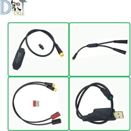 Free shipping BAFANG Mid Motor Parts Hydraulic Brake Sensor Gear Shift Sensor USB Programming cable Y splitter for BBS01B BBS02B