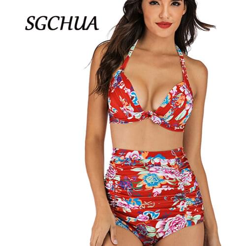 2020 New Sexy Bandage Bikini Women Swimwear High Waist Strapless Pure Color Tube Top Bathing Suit Beach Swimwear Beachwear