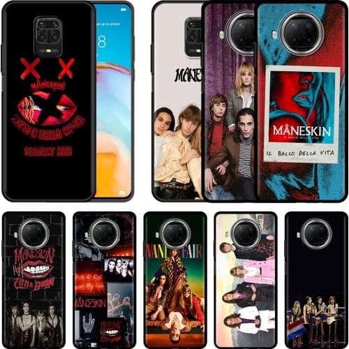 Maneskin Silicone Phone Case For Fundas Redmi Note 9S 9 8 2021 9A 9C 8T 9T 10 Pro 7 7A 8A 6 6A 4G TPU Shell Cover