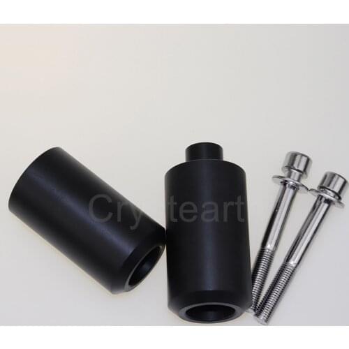 Black Motorcycle Motorbike Frame Sliders Falling Crash Engine Protector Pad For Yamaha YZFR1 YZF R1 YZF-R1 2002 2003 02 03