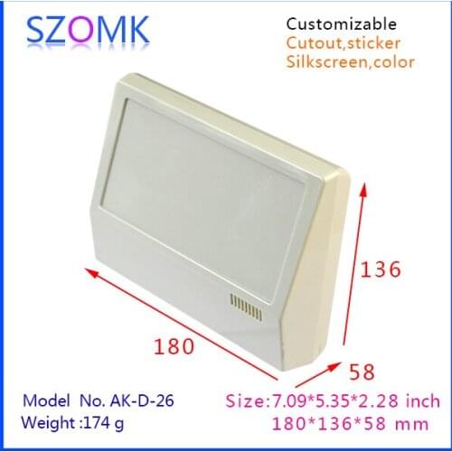 Electronics new enclosure for GPS tracker (10 pcs) 180*136*58mm switch box plastic enclosure housing, electronics control box
