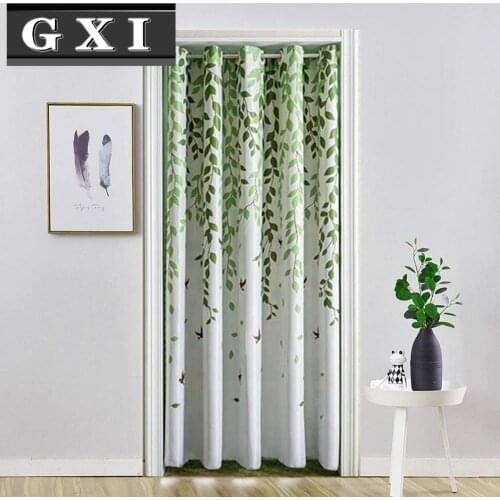 GXI 1 Panel Half Blackout Curtains Grommet Window Treatments Rustic Birds Door Curtain Room Darkening Thermal Insulated Drapes