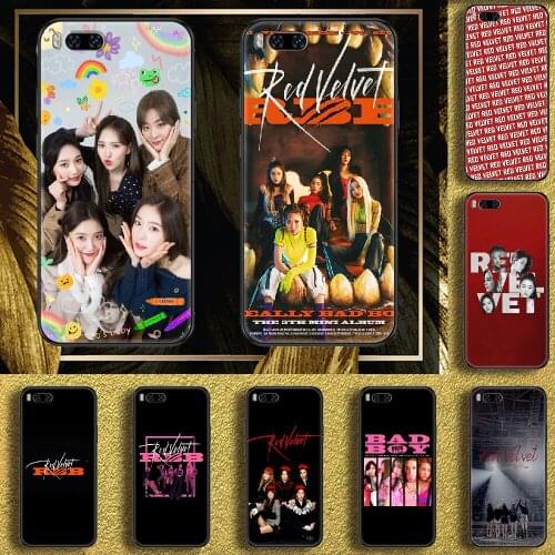 Kpop Red Velvet Phone case For Xiaomi Mi Max Note 3 A2 A3 8 9 9T 10 Lite Pro Ultra black painting bumper soft prime silicone