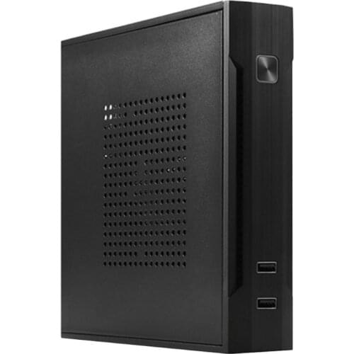 MXLC QX01 Mini ITX Computer Cases Enclosure Usb2.0 2.5 Inch Hdd SSD Gaming PC Desktop Chassis with 12V 8A/5A Power Supply