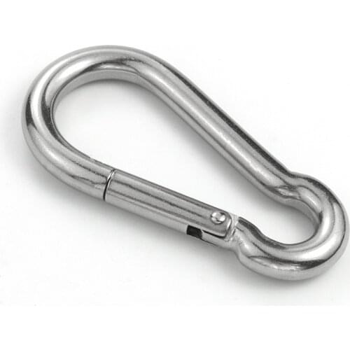 Stainless Steel 304 Various Kinds Of Model Rope Hoist,Rock Climbing Spring Buckle, Chain Link Quick Hook More Convenient To Fix