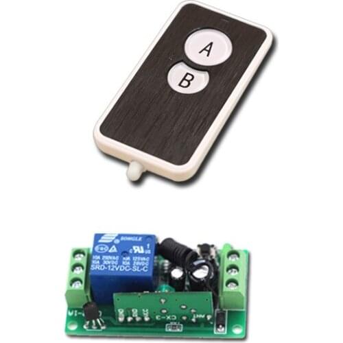 Low Price DC 9V 12V 24V 1 CH 1CH RF Wireless Remote Control Switch System 2CH Waterproof Transmitter and 1Receivers