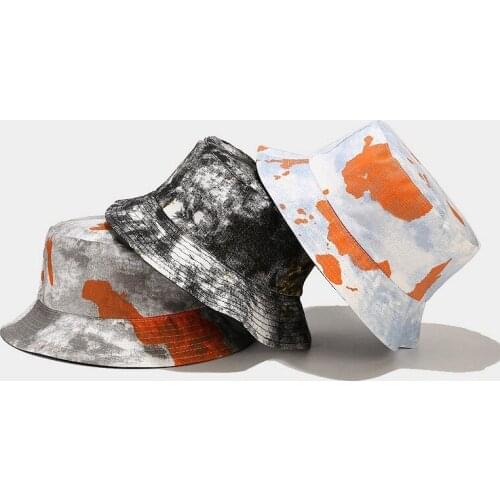 New Graffiti Fisherman Hat Mens Beach Hat Trend Hip-hop Hat Womens Summer Sunscreen Wild Sun Protection Hat Unisex Panama Cap