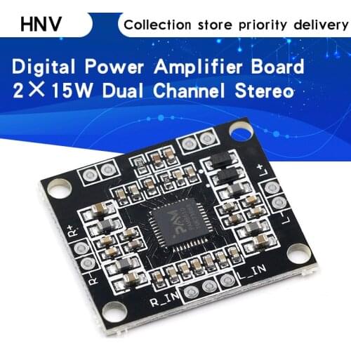 PAM8610 digital power amplifier board 2 x15w dual channel stereo mini class D power amplifier board