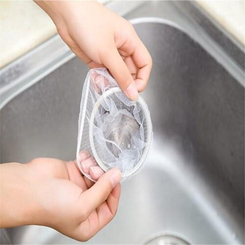 30/50/100pcs Sink Drain Hole Trash Strainer Mesh Disposable Garbage Bag for Bathroom Kitchen STTA889