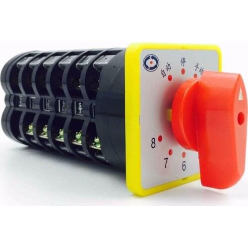 Rotating Switch 8 Loop LW5-16TM711/6 Universal Change-over Switch 6 Point Multi File Switch