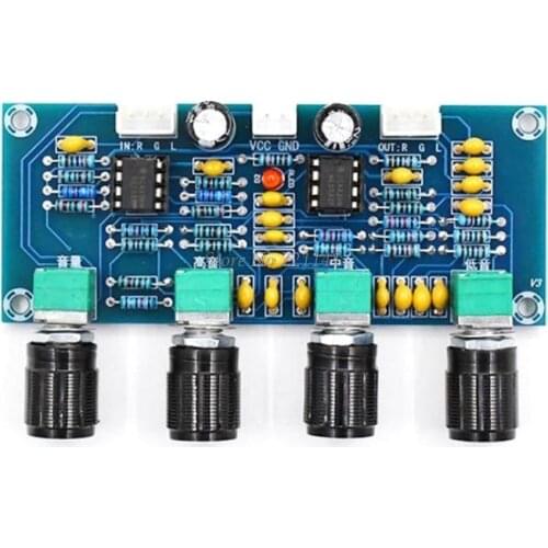 XH-A901 NE5532 Tone Board preamp Pre-amp With treble bass volume adjustment pre-amplifier Tone Controller For amplifier Board
