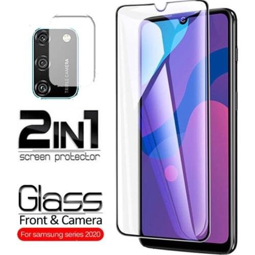 2 in 1 For Huawei Honor 9A Tempered Glass On Honor 9A Protective Glass 9 A 9H Camera Len film Screen Protector 6.3" MOA-LX9N