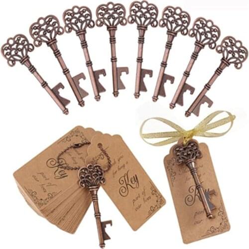 1Pcs Portable Retro Metal Keychain Beer Bottle Opener Pocket Ring Bar Pendant Wedding Party Kitchen Accessories