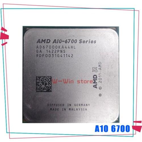 AMD APU A10 6700 APU A10 6700k AD6700OKA44HL Socket FM2 QUAD CORE CPU 3.7GHz