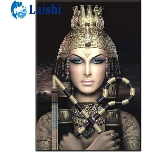 Cleopatra, Egyptian woman Diamond Painting Cross Stitch Mosaic Diamond Embroidery Full Square Picture Of Rhinestone Home Decor