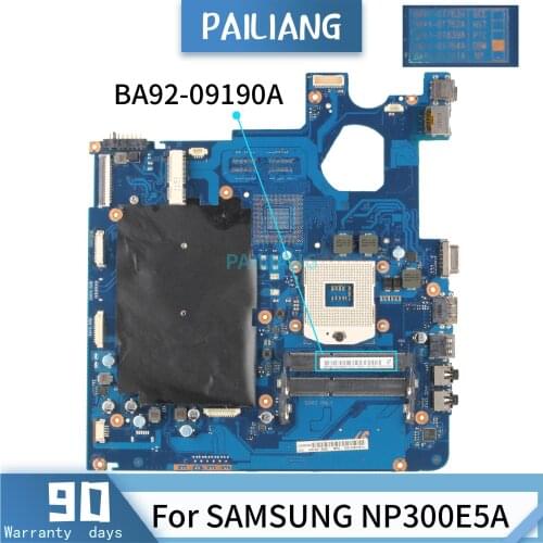 PAILIANG Laptop motherboard For SAMSUNG NP300E5A Mainboard HM65 BA92-09190A BA41-01764A tesed DDR3