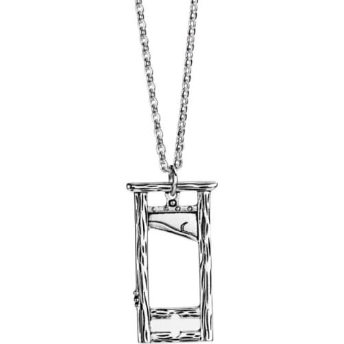 Stainless Steel Vintage Punk Rock Men Hip Hop Street Dance Pendant Necklace Jewelry Gift For Him with Chain