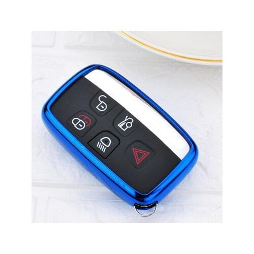 Soft TPU Car Key Case Cover For Land Rover A9 Range Rover Sport Evoque Freelander 2 Jaguar XE XJ XJL XF C-X16 V12 Guitar F X Typ