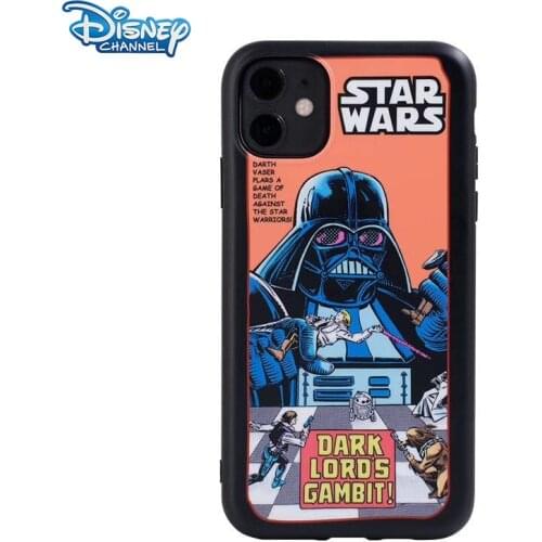 Cartoon Disney Star Wars Luxury Soft Case for Iphone 11 12 Pro Max XS Max XR X 7 8 Plus Back Cover Silicone Shell Anti-fall Bag