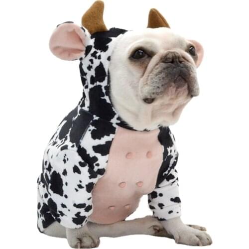 Pug Clothes French Bulldog Clothing Frenchie Dog Hoodie Sweatshirt Coat Winter Pet Outfit Poodle Pomeranian Schnauzer Garment