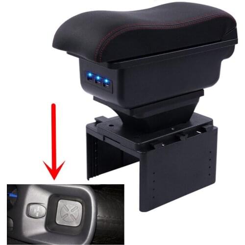 For Nissan Kicks armrest box central content storage box cup holder ashtray interior car-styling decoration Accessories