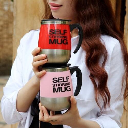 Self Stirring Mug Coffee Mug Stainless Steel Shaker Mug Milk Mixing Mugs Electric Smart Auto Coffee Thermal Cup Water Bottle