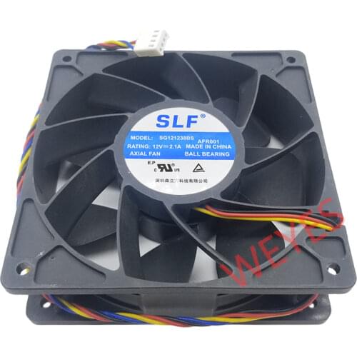 For SJ SG121238BS DC 12V 2.7A S7 S9 T9 L3 Server Square Fan violence Fan